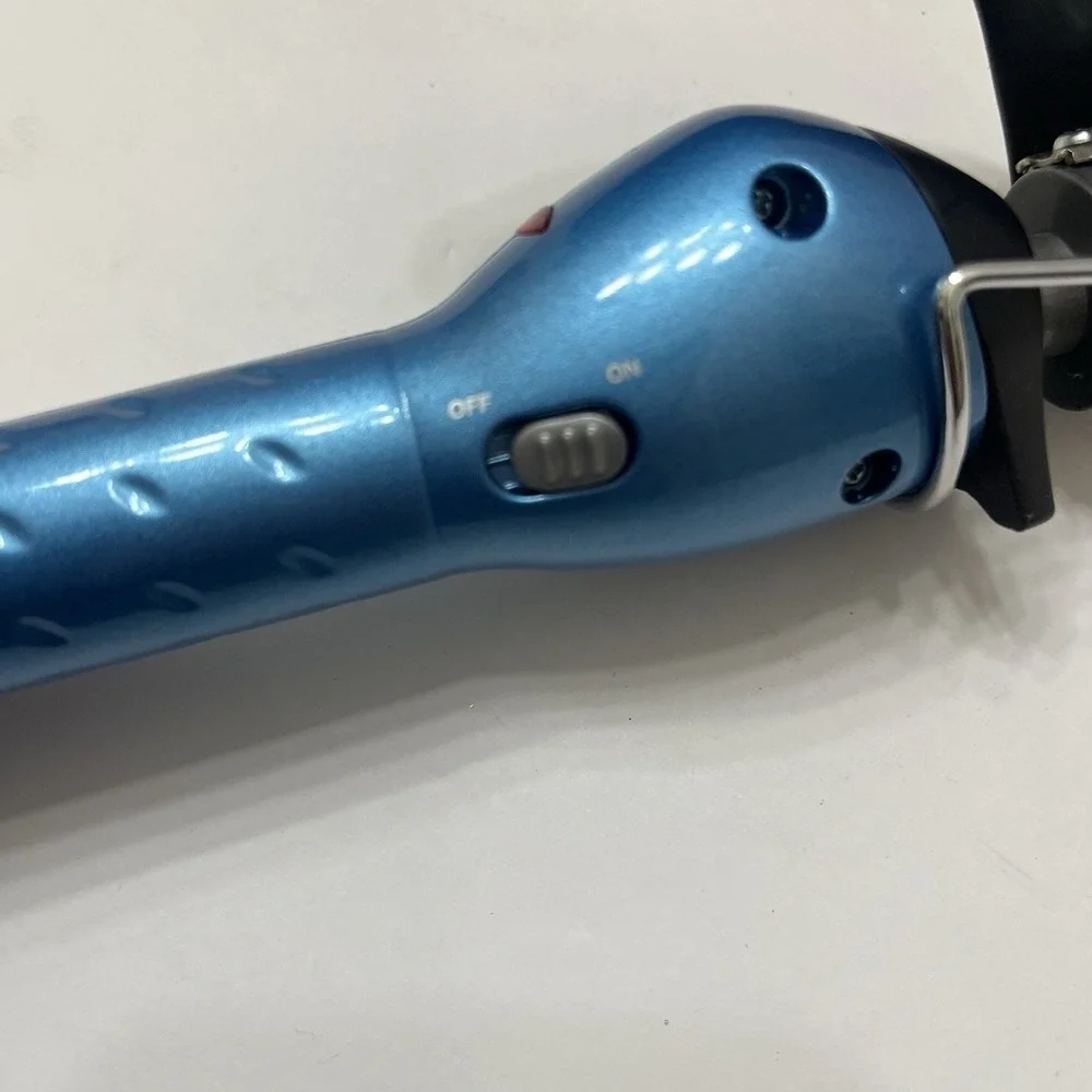 BaByBlissPro Nano Titanium Spring Curling Iron Metallic Blue Handle